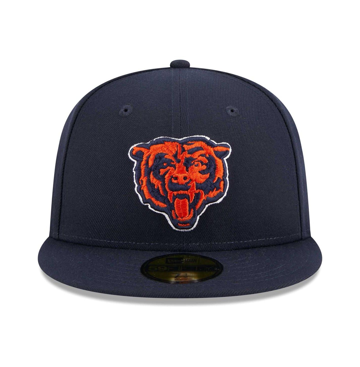Мужская бейсболка New Era Chicago Bears Alternate Logo Main Patch 59FIFTY Fitted, Navy — фото 5