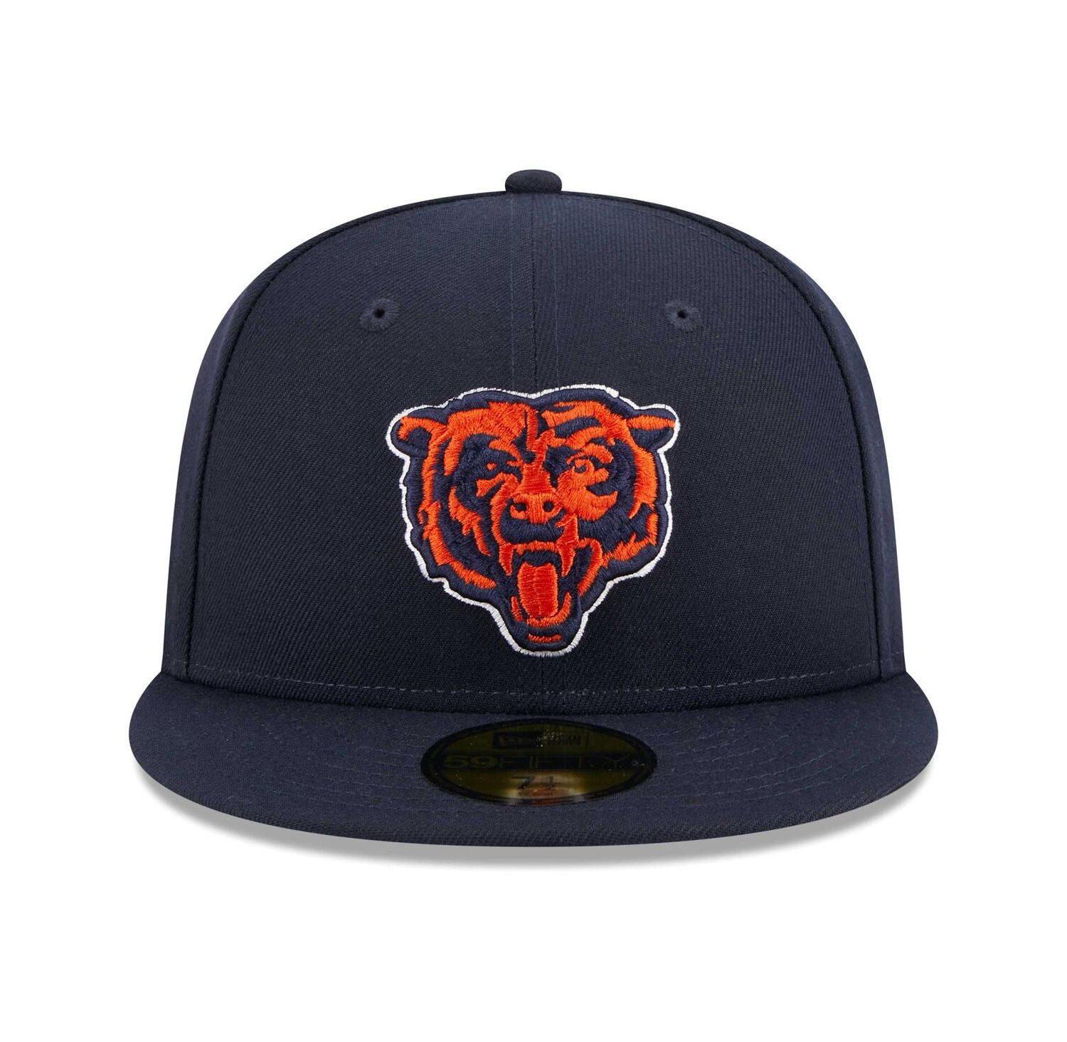 Men's Navy Chicago Bears Alternate Logo Main Patch 59FIFTY Fitted Hat