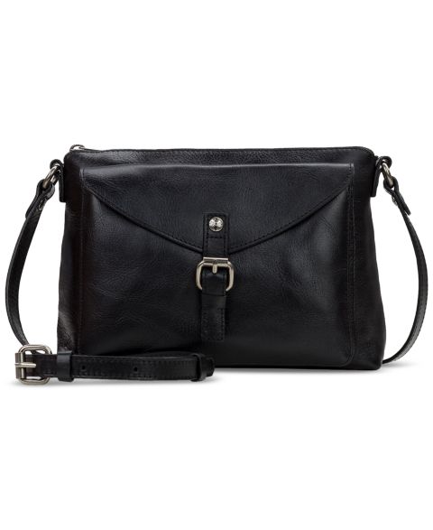 Женская сумка Patricia Nash Avellino Small Leather Crossbody, цвет: Чёрный