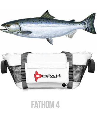 Fathom 4 Insulated Fishing Cooler Bag, Salmon 44"L x 12"W x 18"H, Leak Proof, UV Resistant, Marine Grade Vinyl