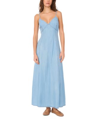 slim fit dress slacks Jura Blue Maxi Dress - US 6