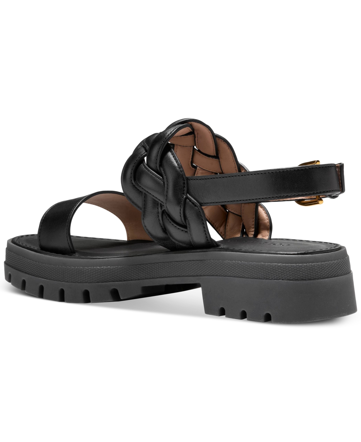 Cole Haan Cressida Lug Sandal In Black