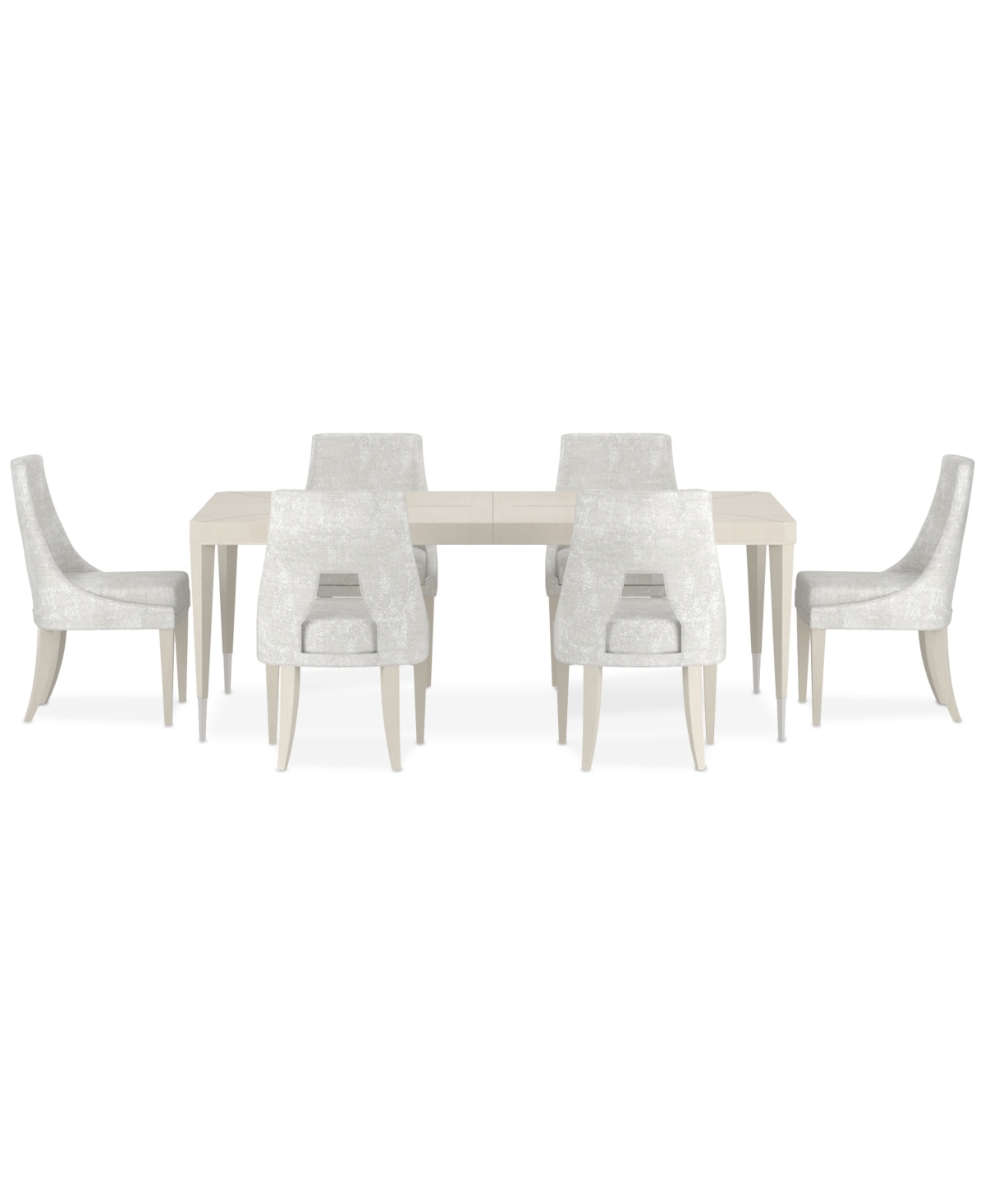 Macy's Mezzanine 7-pc. Dining Set (rectangular Table & 6 Side Chairs) In No Color