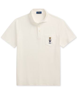 Men's Custom Slim Polo Bear Mesh Polo Shirt