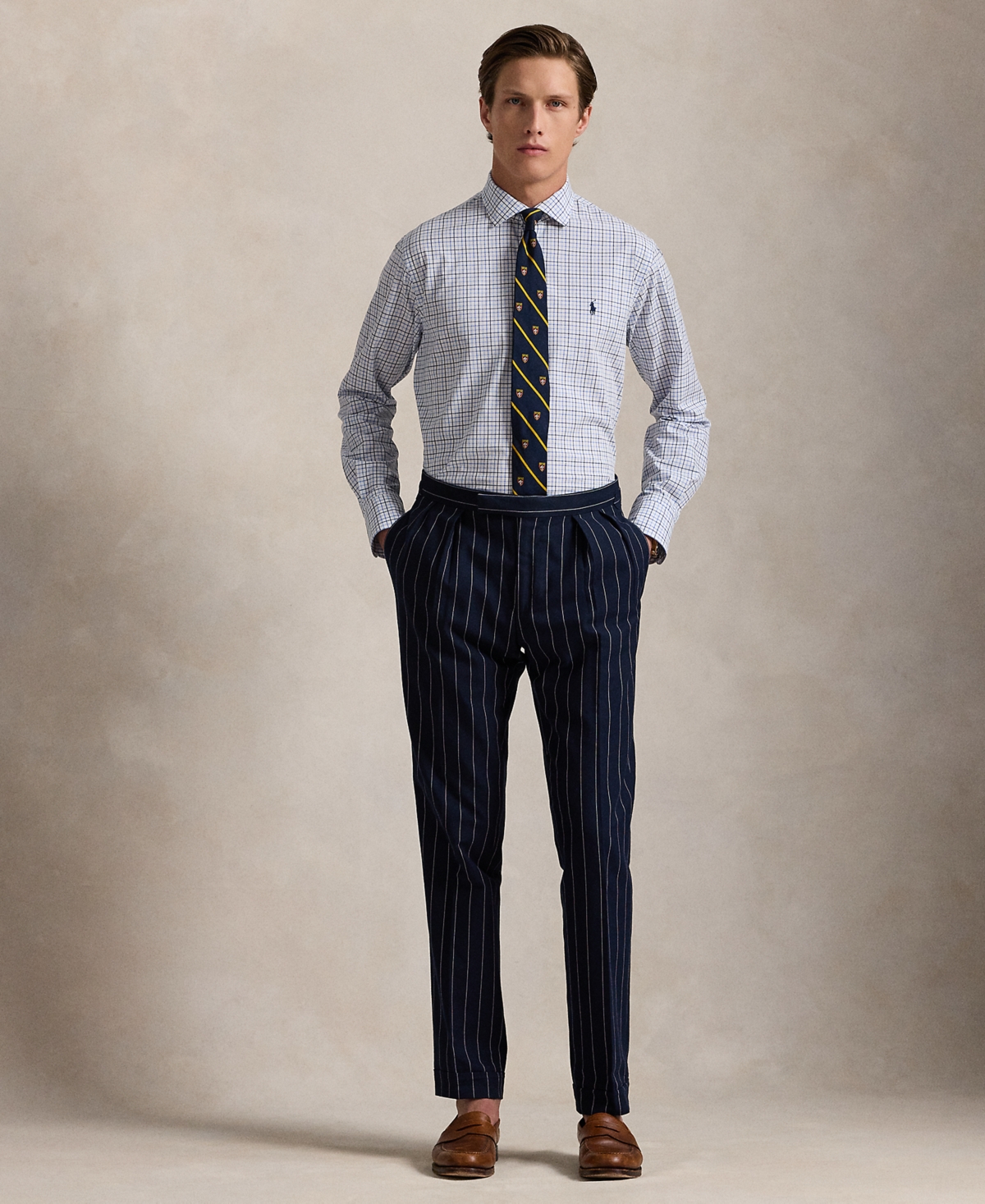 Polo Ralph Lauren Men's Slim-fit Stretch Poplin Shirt In Multi