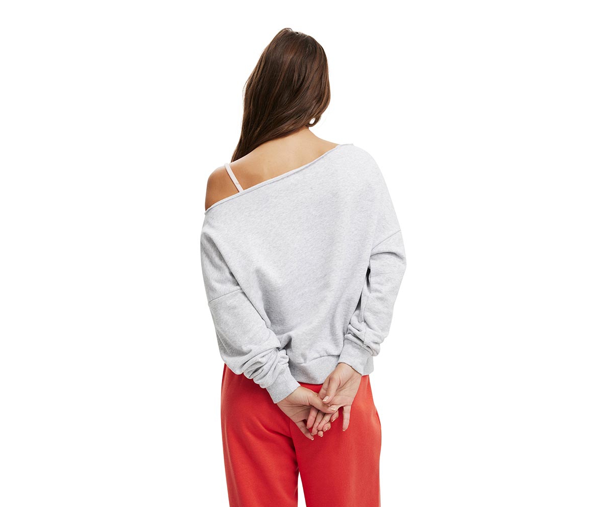 Cotton On Women's Classic Fleece Off The Shoulder Sweatshirt