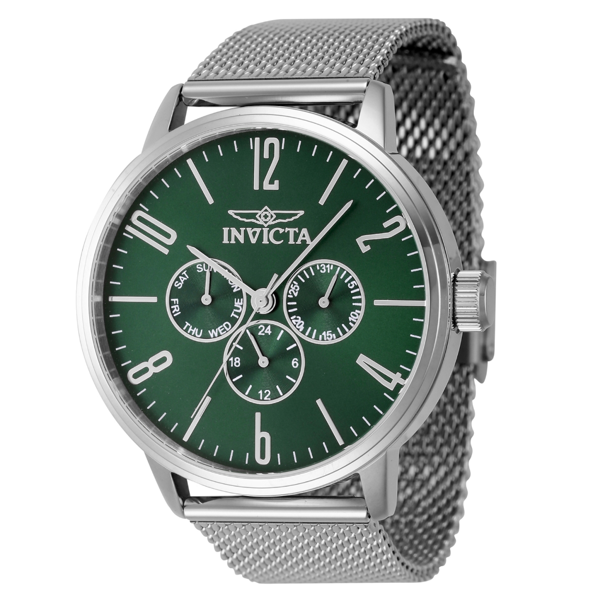Invicta Men's 47120 Specialty Quartz Chronograph Green Dial Watch