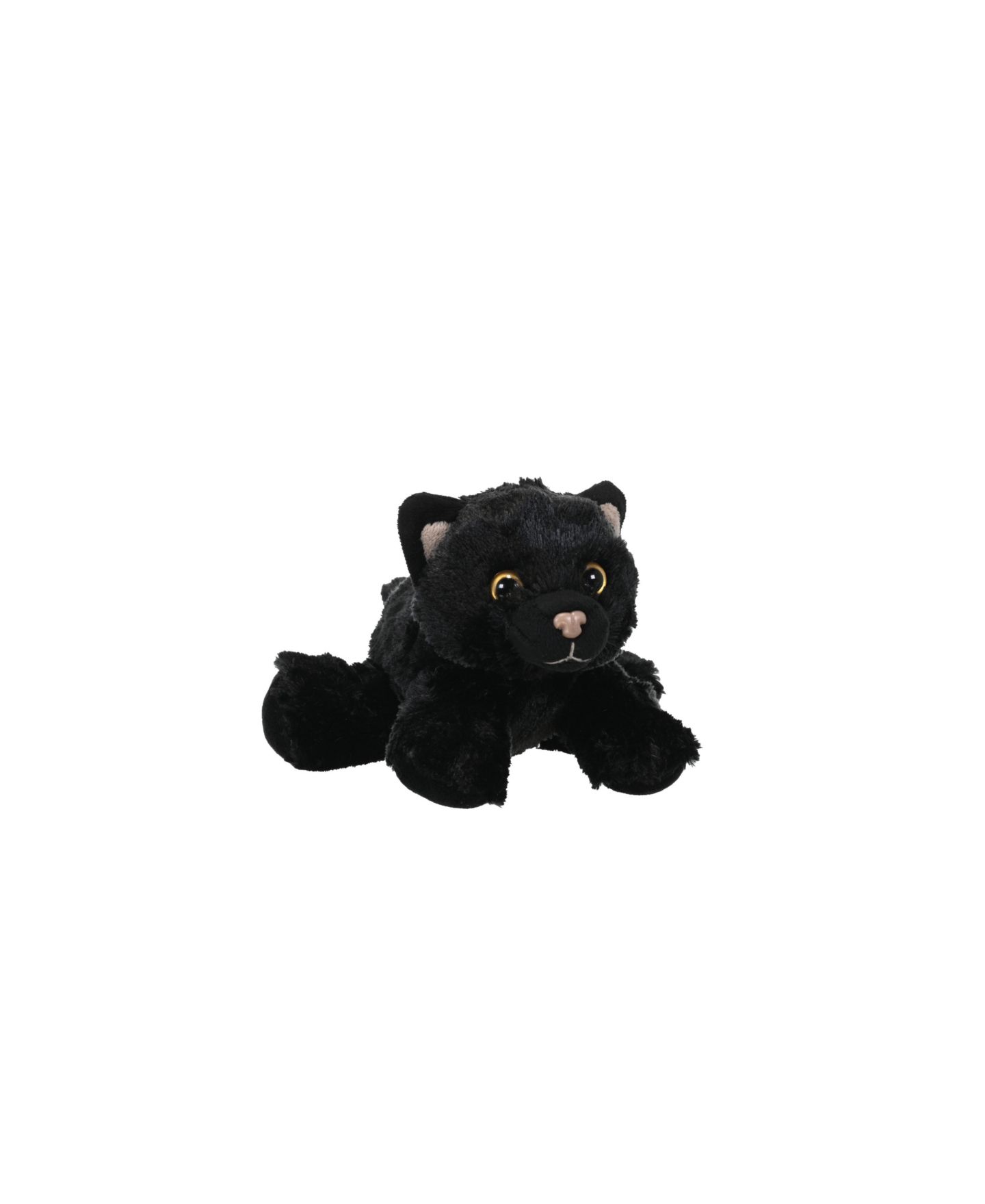 Детская мягкая игрушка Wild Republic Hug'ems Black Cat Stuffed Animal, 7 Inches, цвет: Open Miscellaneous — фото 1
