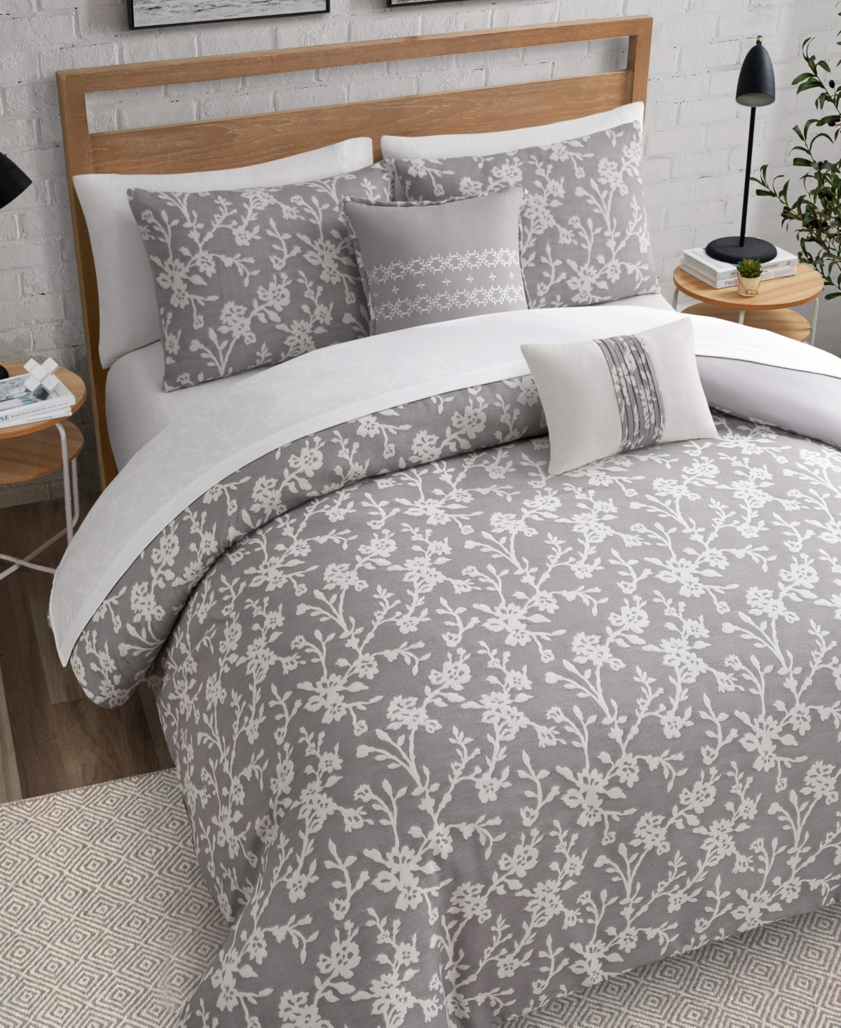 Shop Lucky Brand Fiora Floral 4-pc. Comforter Set, Twin/twin Xl