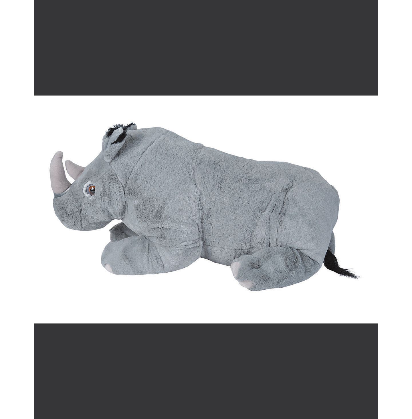 Детская мягкая игрушка Wild Republic Cuddlekins Jumbo Rhino Stuffed Animal, 30 Inches — фото 3