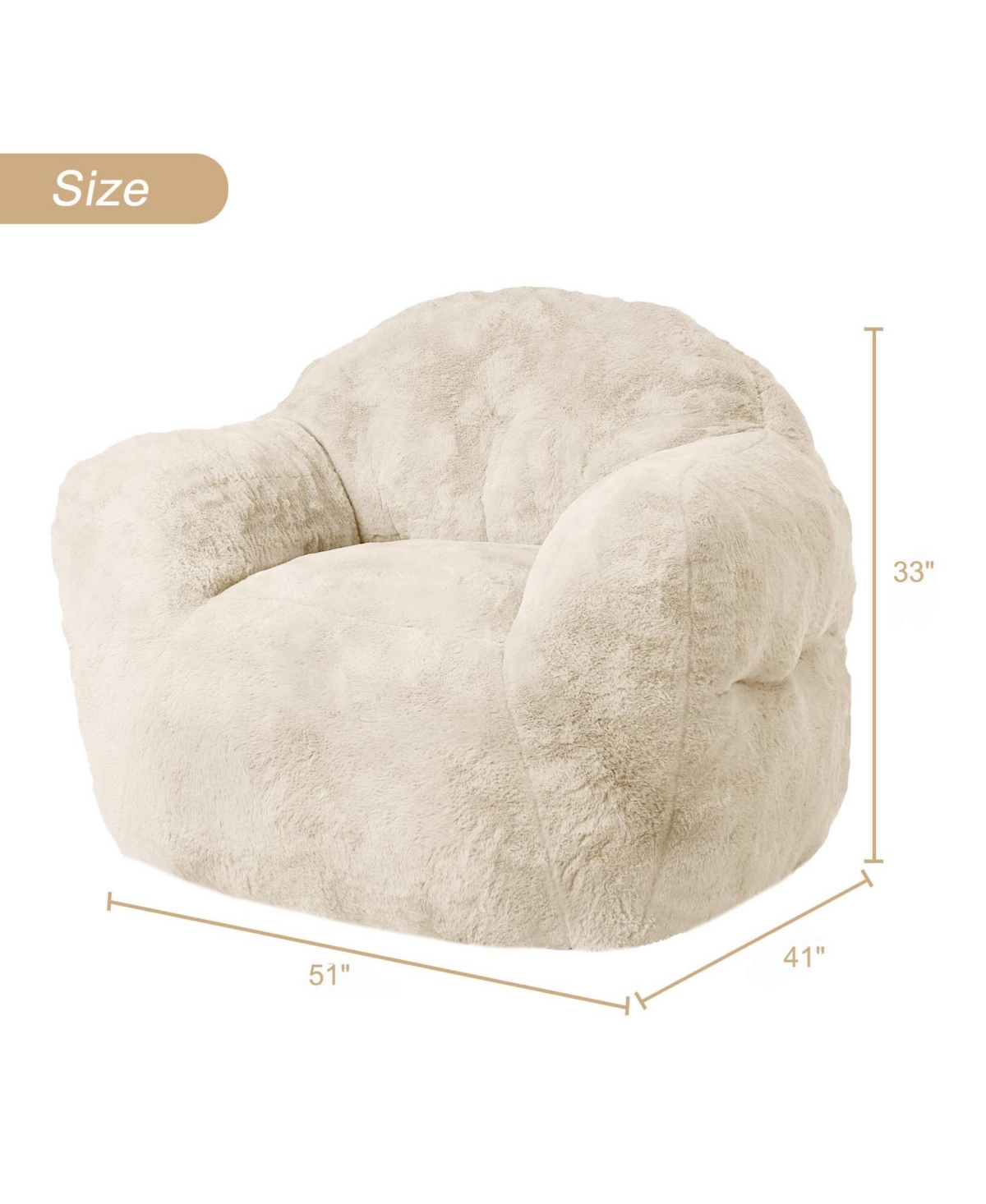 gaomon Giant Bean Bag Chair