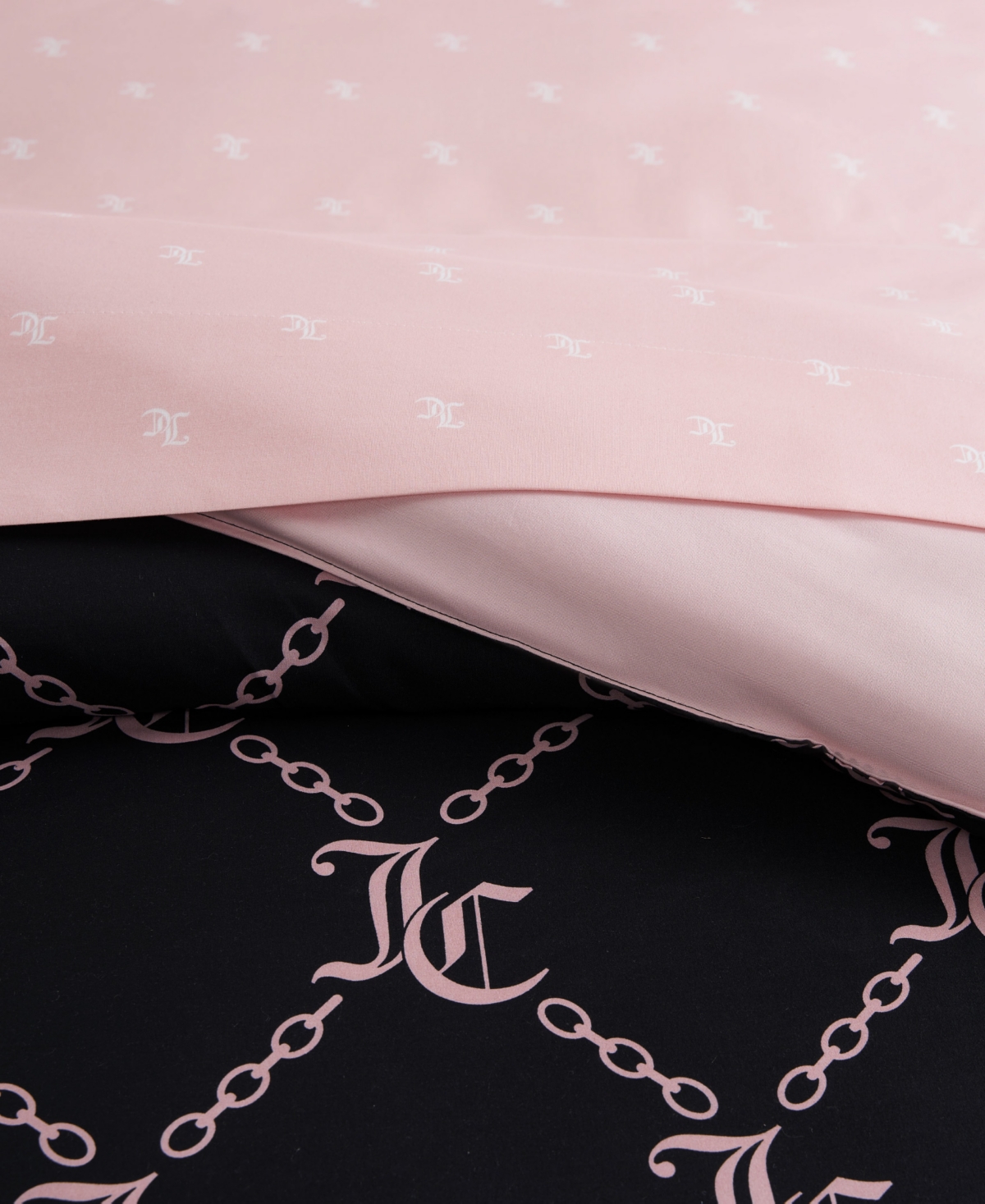 Shop Juicy Couture Logo Link 6-pc. Comforter Set, Twin In Black