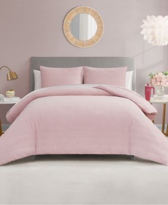 Crinkle Velvet 3-Pc. Comforter Sets, King