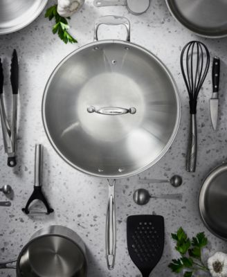 ICONIX 12.5" Stainless Steel Wok