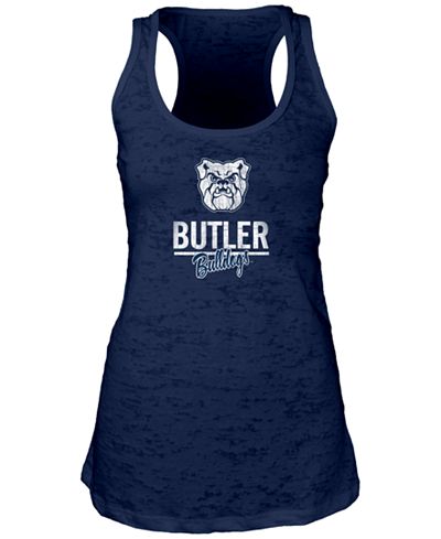 Blue 84 Women's Butler Bulldogs Racerback Burnout Tank Top