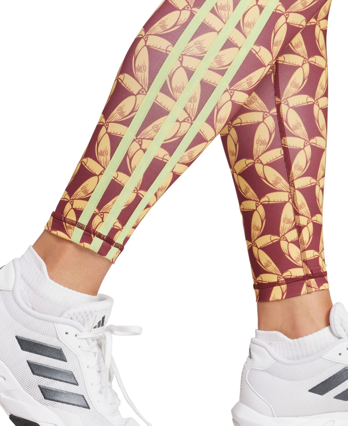 Adidas Originals Women's X Farm 7/8 Training Leggings In Semi Spark,shadow Red