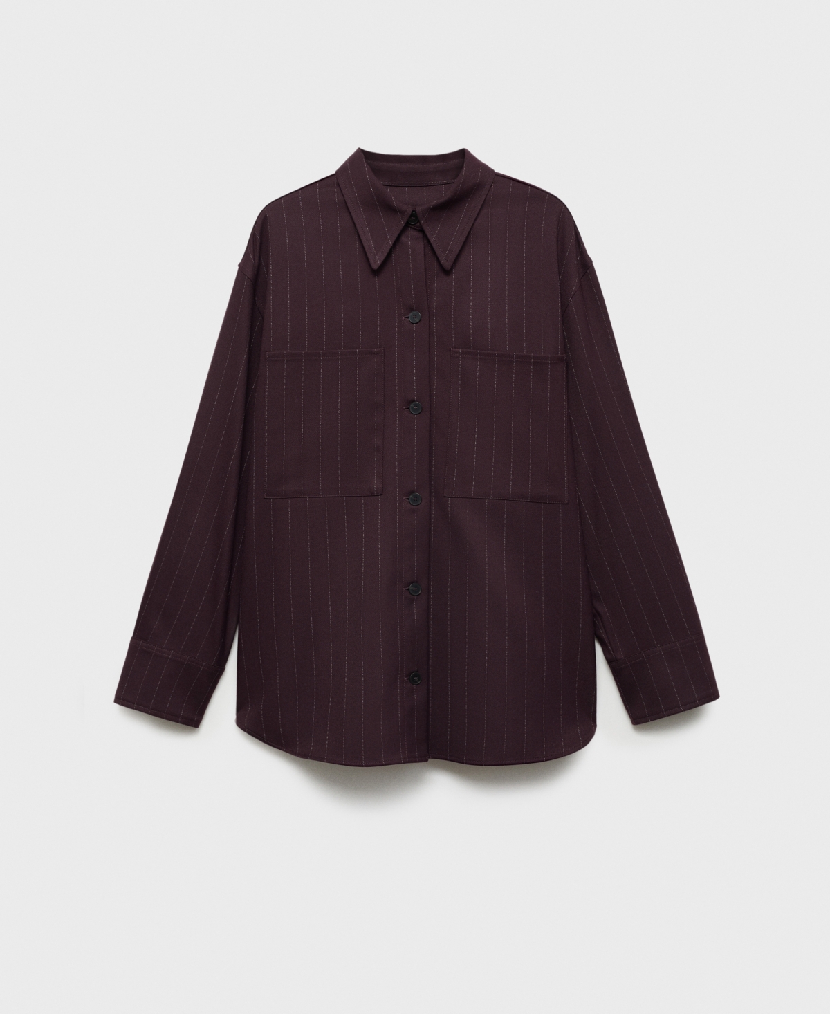 Mango Women's Pinstripe Overshirt