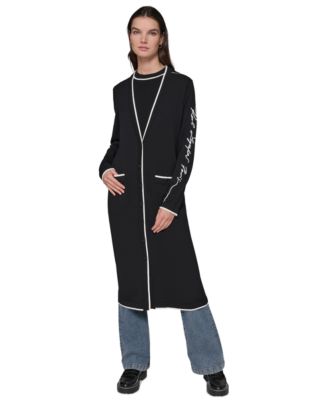 KARL LAGERFELD PARIS - Women's Script Karl Duster Sweater