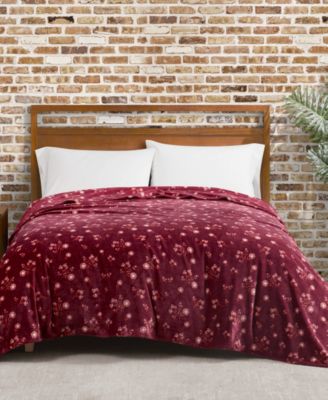 Daisy Floral Cozy Plush Blanket, Twin