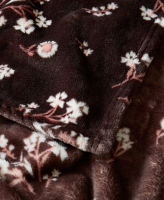 Daisy Floral Cozy Plush Throw, 50" x 70"