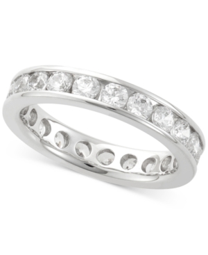 image of Diamond Channel Set Eternity Band (2 ct. t.w.) in 14k White Gold