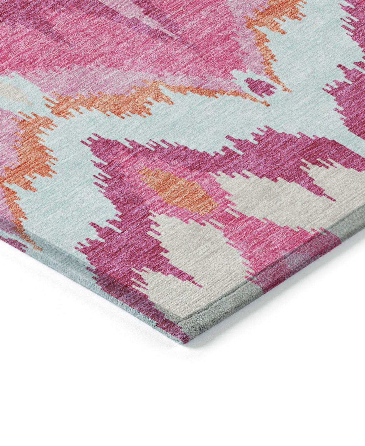 Addison Chantille Machine Washable Acn743 8'x10' Area Rug In Pink