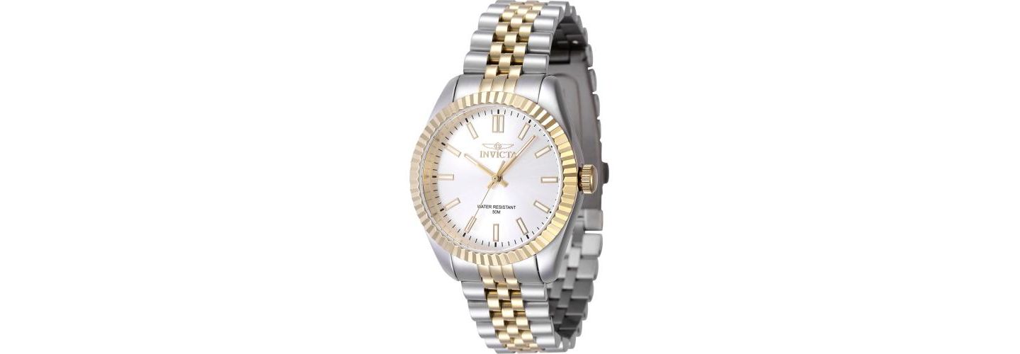 Женские часы Invicta 47500 Specialty Quartz 3 Hand Silver Dial Watch — фото 2