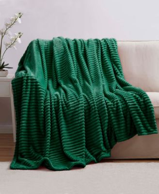 Cut Plush Lightweight Super Soft Luxury Bed Throw, 50" x 60"