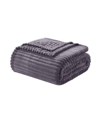 Cut Plush Lightweight Super Soft Luxury Bed Throw, 50" x 60"