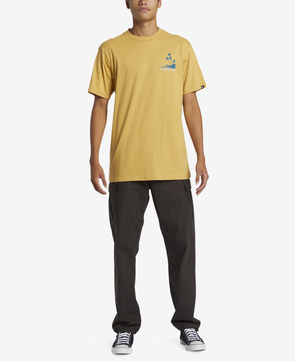QUIKSILVER MEN'S ISLAND VIBES SHORT SLEEVE T-SHIRT 