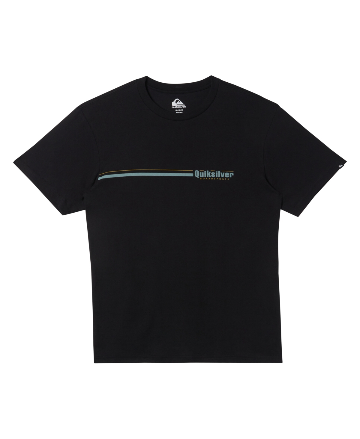Quiksilver Men's Speed Stripe Short Sleeve T-shirt - Black