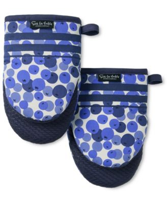 Fruit-Inspired Cotton Mini Oven Mitt Set, 8" x 5.5"