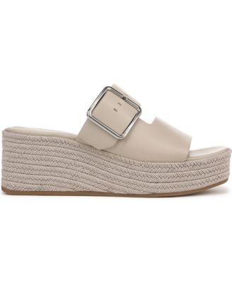 Taziana Leather Espadrille Platform Sandals
