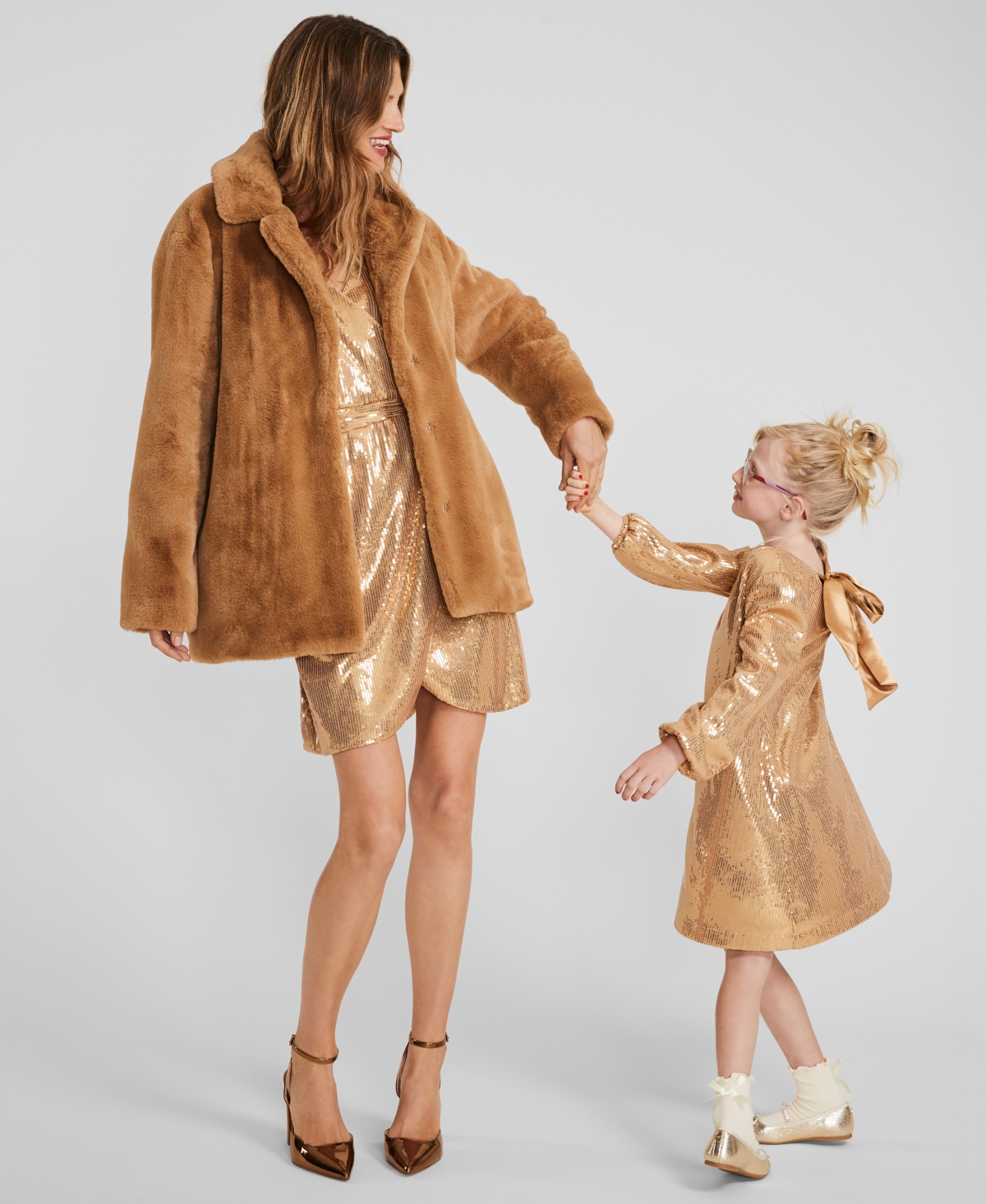 I.n.c. International Concepts Women's Faux-Fur Family Matching Coat, Created for Macy's