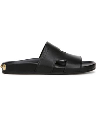 Britt Open Toe Leather Slide Sandals