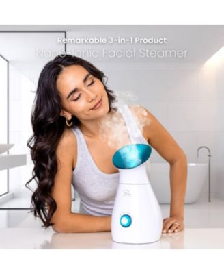 NanoSteamer Large 3-in-1 Nano Ionic Facial Steamer (Lilac)
