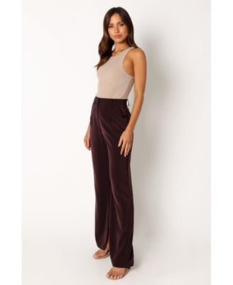 Women's Neveah Silky Wide Leg Trousers