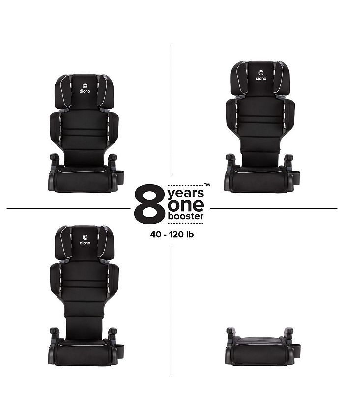 Diono Toddler Connect3 R 2-in-1 High-Back Booster - Black - ONE SIZE