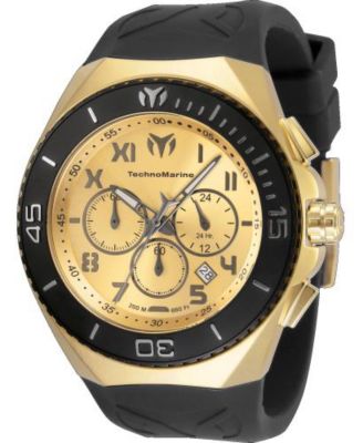 Men's TM-220017 Manta Quartz Chronograph Gold Dial Watch