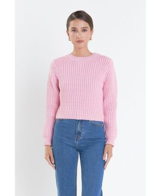 Women's Round-neck Knit Sweater