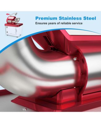 660LBS/H Commercial Ice Crusher with Dual Blades Safety On/Off Switch for Home