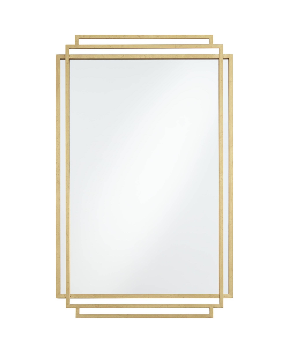 Amherst Brushed Gold 24" x 38 1/2" Wall Mirror - Gold