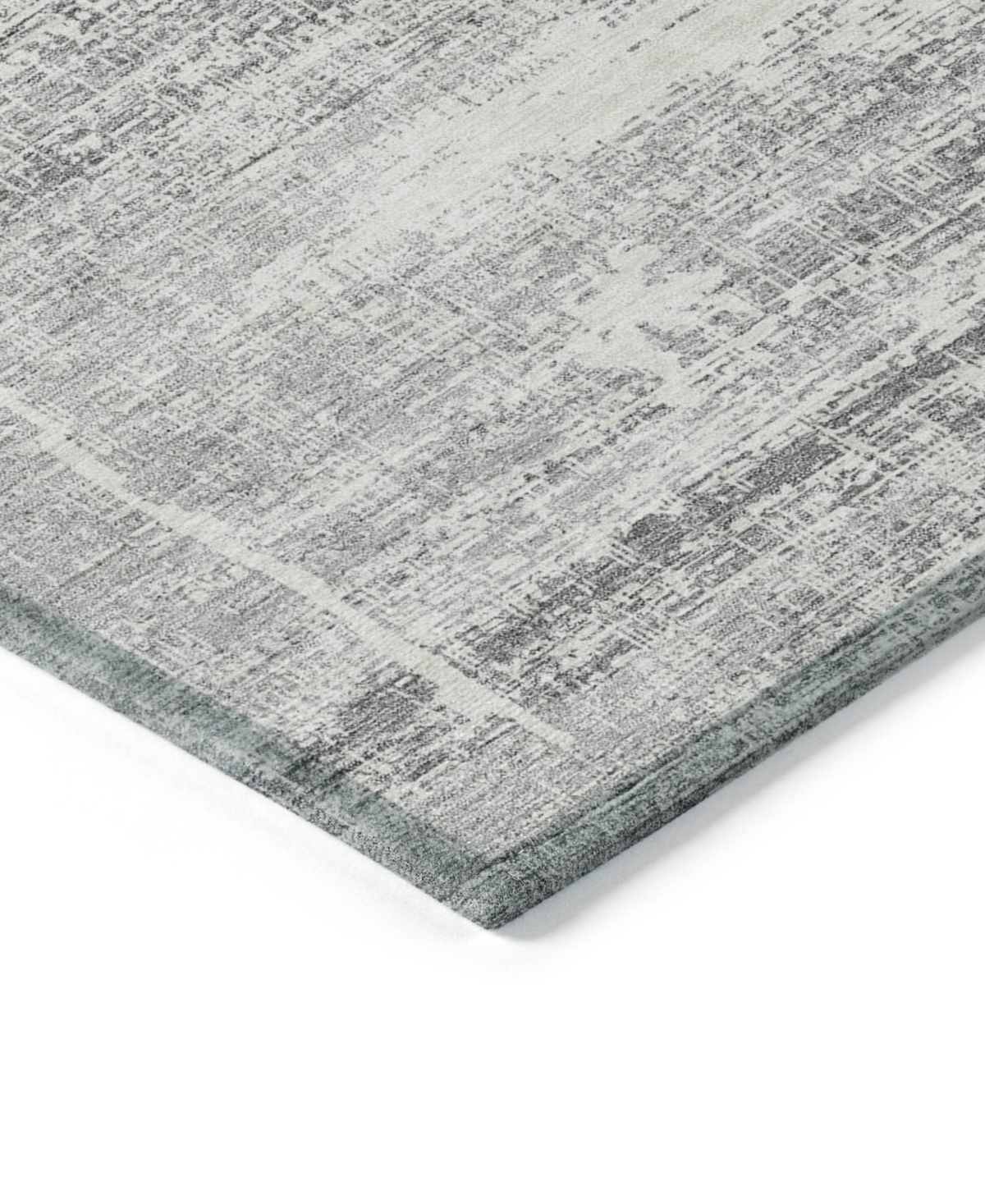 Addison Chantille Machine Washable Acn747 8'x10' Area Rug In Silver