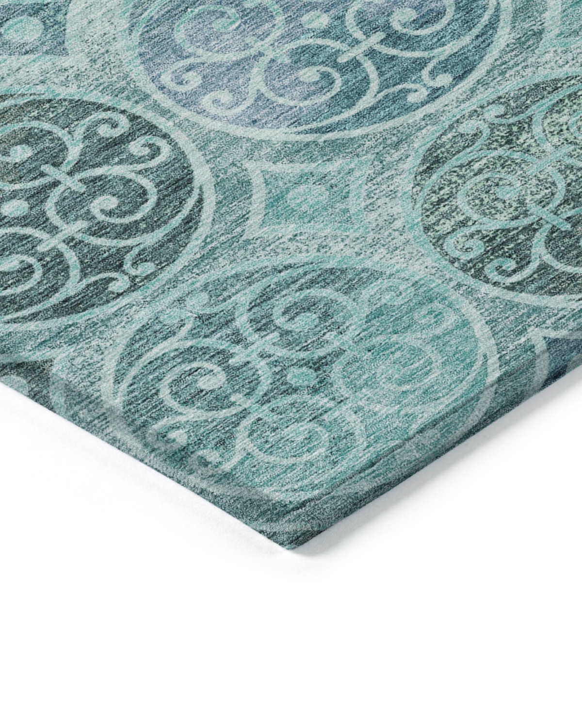 Addison Chantille Acn738 5'x7'6" Area Rug In Teal