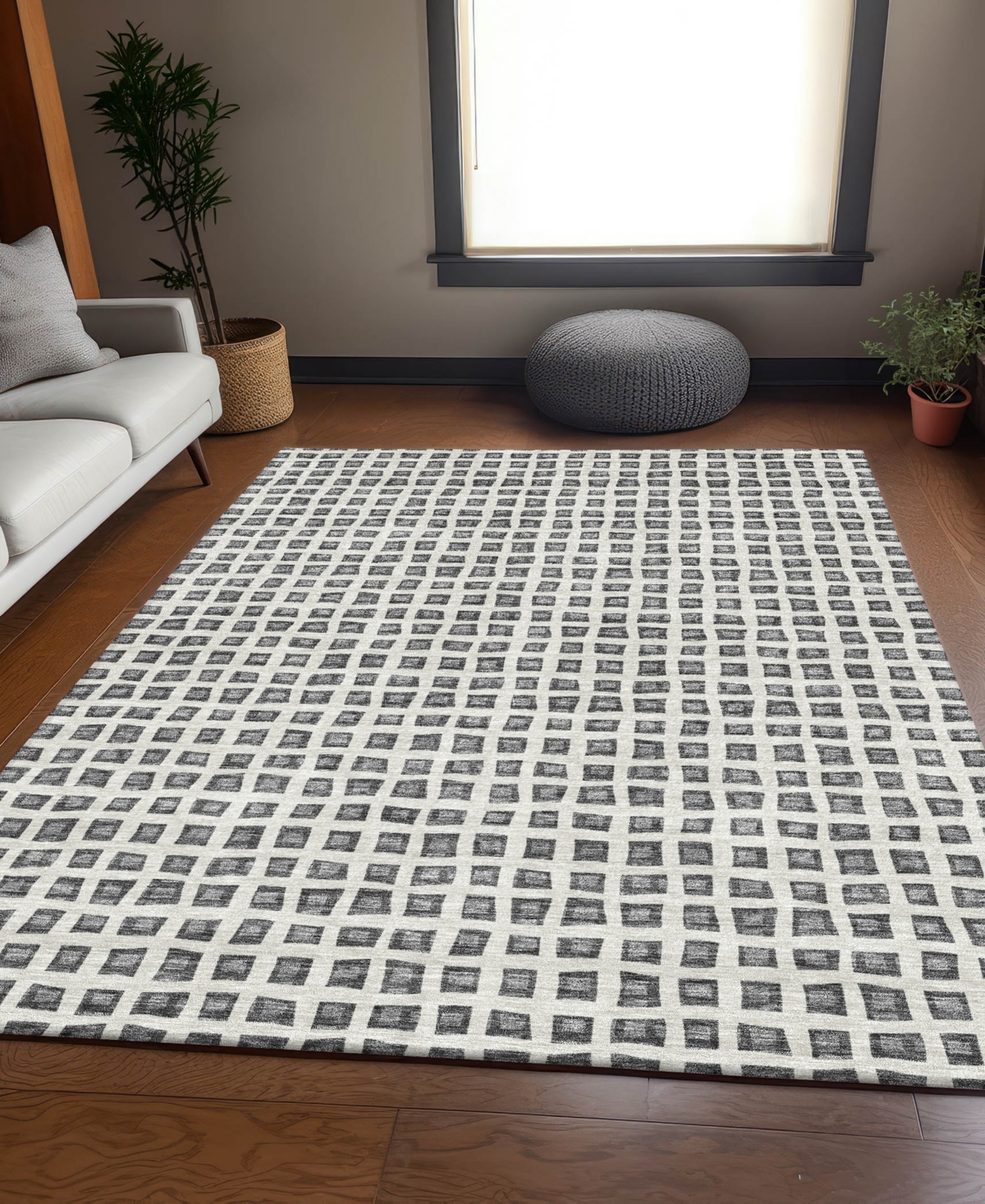 Addison Chantille Acn727 5'x7'6" Area Rug In Gray