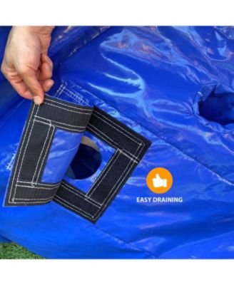 HeroKiddo15' Pirate Ship Commercial Grade Inflatable Water Slide Playset (No Blower Included), Outdoor Play Kids Party