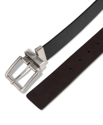 Men's Pebble Grain Reversible Jean Belt