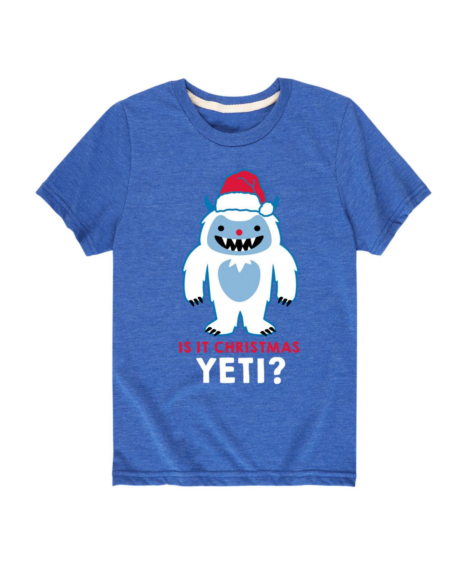 Big Boys Is It Christmas Yeti Graphic Tee