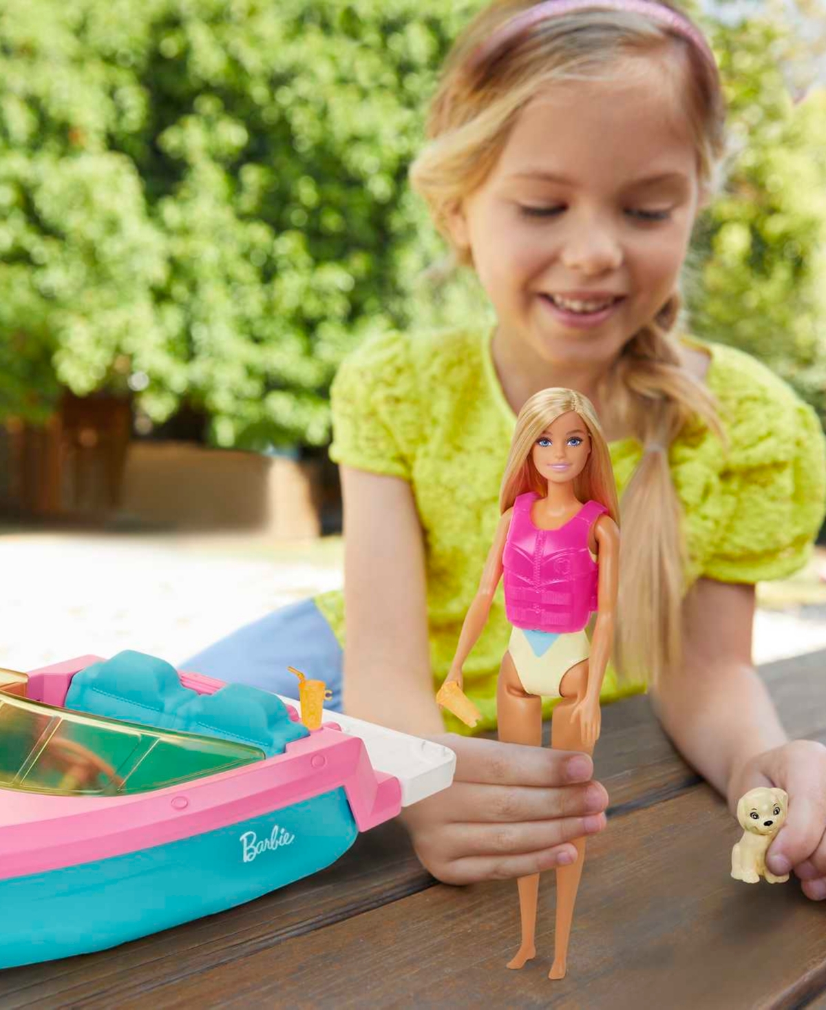 BARBIE DOLL WITH VEHICLE, 2 PIECE SET 