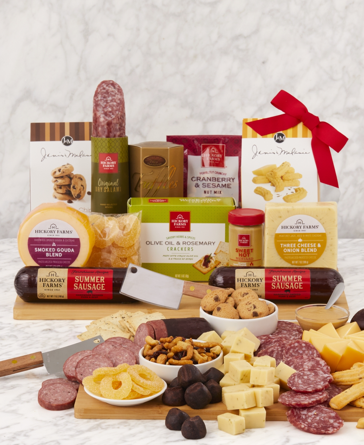 Hickory Farms Premium Charcuterie Board Gift Set, 14 Piece In No Color